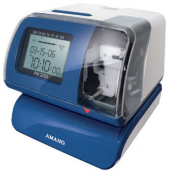 Штамп часы Amano PIX-200