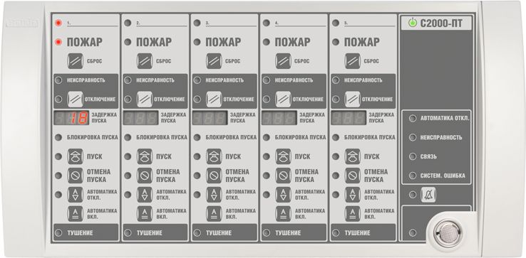 Блок индикации С2000-ПТ 2RS485 1-869-762-710