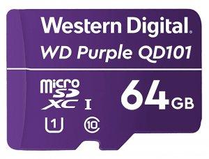 Western Digital MicroSDHC 64ГБ, Class 10 UHS 1 (WDD064G1P0C)