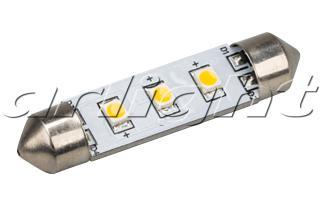 Автолампа ARL-F42-3E White (10-30V, 3 LED 2835)