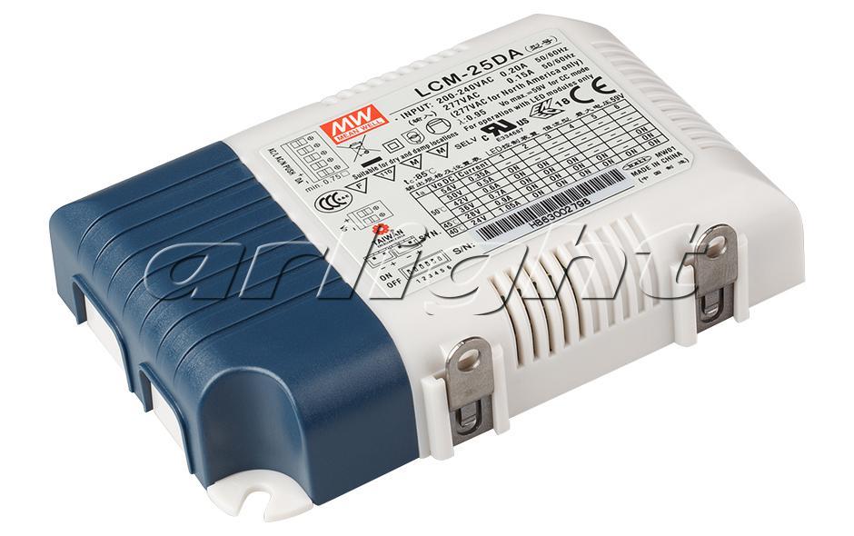 Блок питания LCM-25DA (25W, 350-1050mA, DALI, PFC)