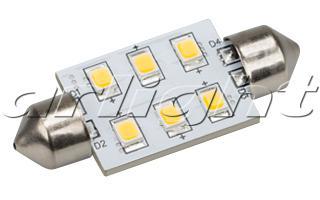 Автолампа ARL-F37-6E White (10-30V, 6 LED 2835)