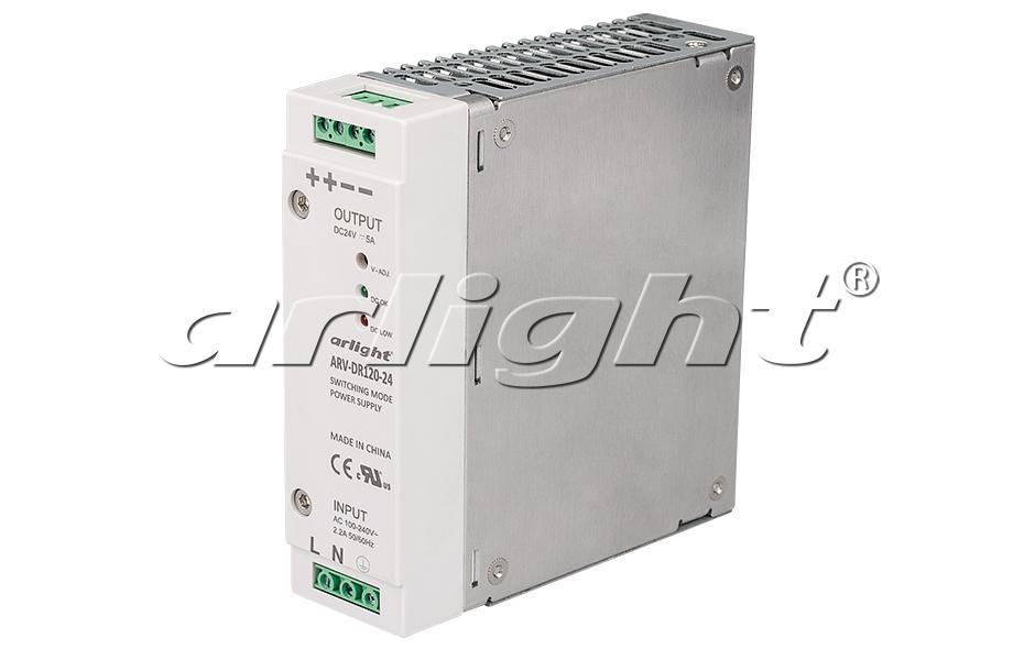 Блок питания ARV-DR120-24 (24V, 5A, 120W)