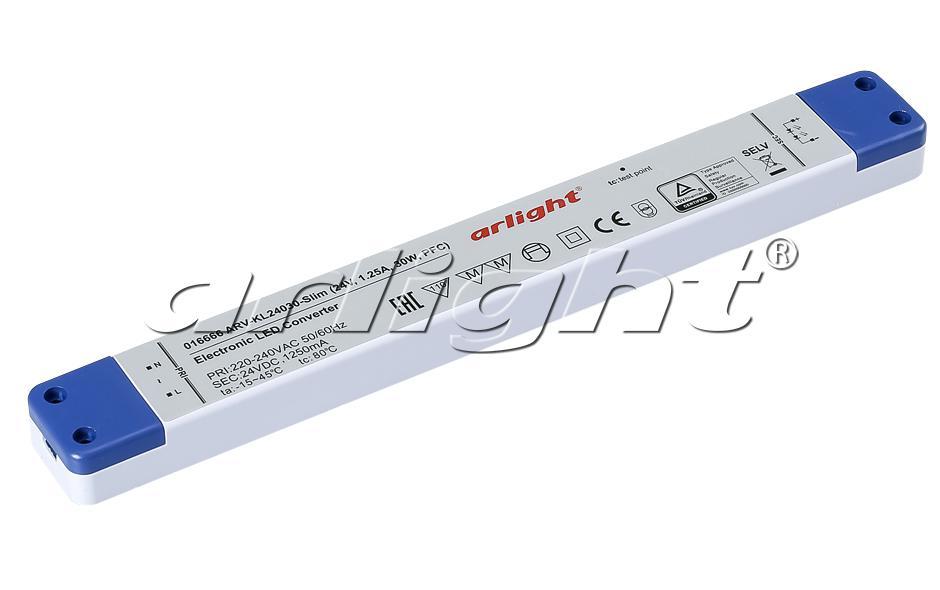 Блок питания ARV-KL24030-Slim (24V, 1.25A, 30W, PFC)