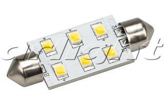 Автолампа ARL-F42-6E White (10-30V, 6 LED 2835)