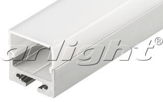 Профиль с экраном SL-LINE-2011-2500 ANOD+OPAL Square