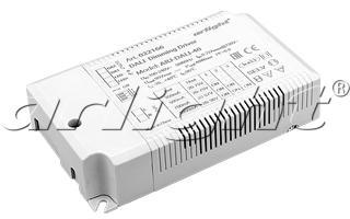 Блок питания ARJ-DALI-40 (40W, 350/500/700/950mA, DALI, PFC)