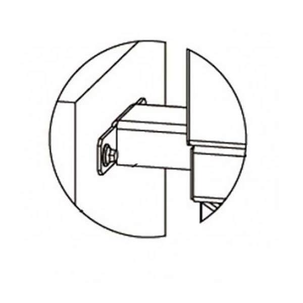 Кронштейн PERCo-RF01 0-11 для стыковки турникета