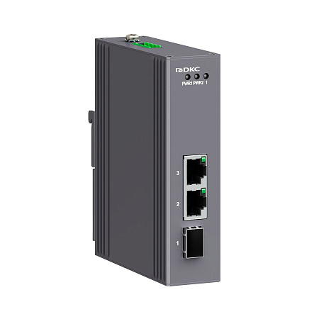 Медиаконвертер  N1100-1SFP2T-P2