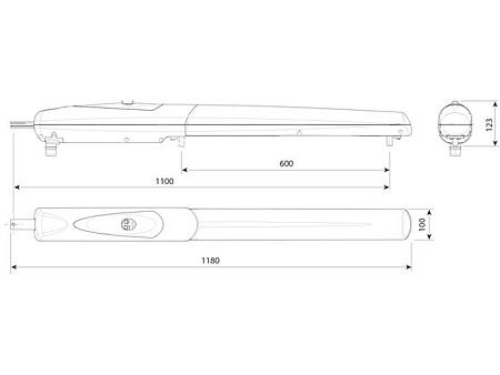 Привод распашной AX5024 001AX5024