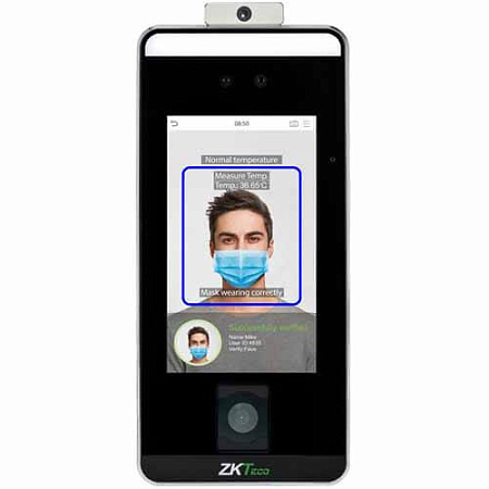 Терминал распознования лиц SpeedFace-V5L[QR][TD]